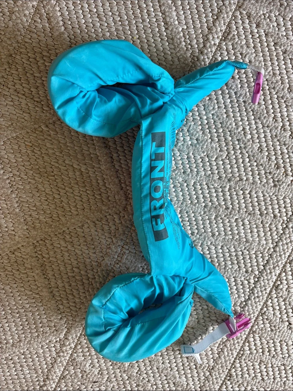 Kids Teal Whale Puddle Jumper Swim Vest